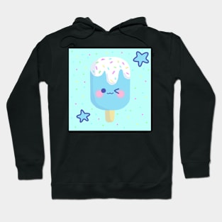 Kawaii Blue Ice Pop Hoodie